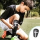 thumbnail image 5 of Mini protector de piernas para fútbol, equipo de protección grueso, soporte deportivo para piernas, protección de alto impacto, correas ajustables, diseño plegable, material de neopreno, 5 of 8