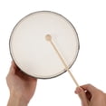 thumbnail image 3 of KAKOWELY 1set Wooden Hand Drum With Drum Stick Percussion Instrument For Dancing Music Celebrations And Development, 3 of 8