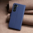 thumbnail image 5 of Premium High Quality Wallet Case For Samsung S23, Strong Magnetic Clasp Case with [RFID Blocking] Card Holder Kickstand Magnetic,Leather Flip Case for Samsung Galaxy S23, Blue, 5 of 8