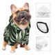 thumbnail image 3 of Fotbe Tropical Palm Leaves1 Sudadera con Estampado para Perros Pequeños – Suéter con Capucha para Mascotas, Tela Suave de Forro Polar con Bolsillo-Large, 3 of 7