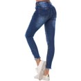 thumbnail image 4 of Women's Ripped Boyfriend Jeans Cute Distressed Jeans Stretch Skinny Jeans with H, 4 of 4