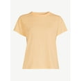 thumbnail image 2 of Free Assembly Women's Ringer Tee with Short Sleeves, Sizes XS-XXXL, 2 of 7