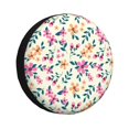 thumbnail image 1 of Fotbe Cute Flower Funda de Llanta de Repuesto con Estampado, Engrosada, Ajuste Universal para Jeep, Remolque, RV, SUV, Camión-16 inch, 1 of 6