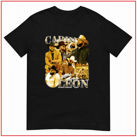 WornWell91 Carin Leon Mexican Regional Singer Fan Unisex T Shirt V15098 Size S- 5XL