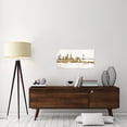 thumbnail image 2 of Global Gallery Avery Tillmon 'Bridge and Skyline Gold' Canvas Wall Art, 2 of 4