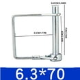 thumbnail image 3 of Thinsony 8pcs/set Heavy Duty Zinc-Coated Trailer Coupler Pin Locking Pin For Towing Trailers Trailer Pin Lock 6.3*70, 3 of 6