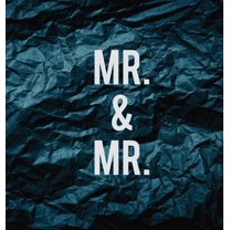 Mr. & Mr. Wedding Guest Book (Hardcover)