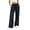 Black, variant on Workout Pants Women Elastic Waist Straight Leg Gym Pants Athletic Running Casual Pants with Pocket L