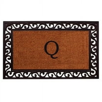 Calloway Mills Rembrandt Monogram Outdoor Doormat 22" x 36" (Letter Q)