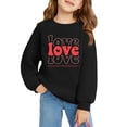 thumbnail image 3 of Sweat à Capuche Imprimé pour Bébé, Fête de la Saint-Valentin, Col Rond, Manches Longues, Mode et Mignon pour Garçons et Filles, 3 of 6