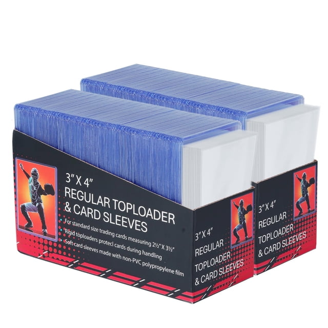 Tarjetas de béisbol Btlwpy 400 Top Loaders de 3 x 4 pulgadas