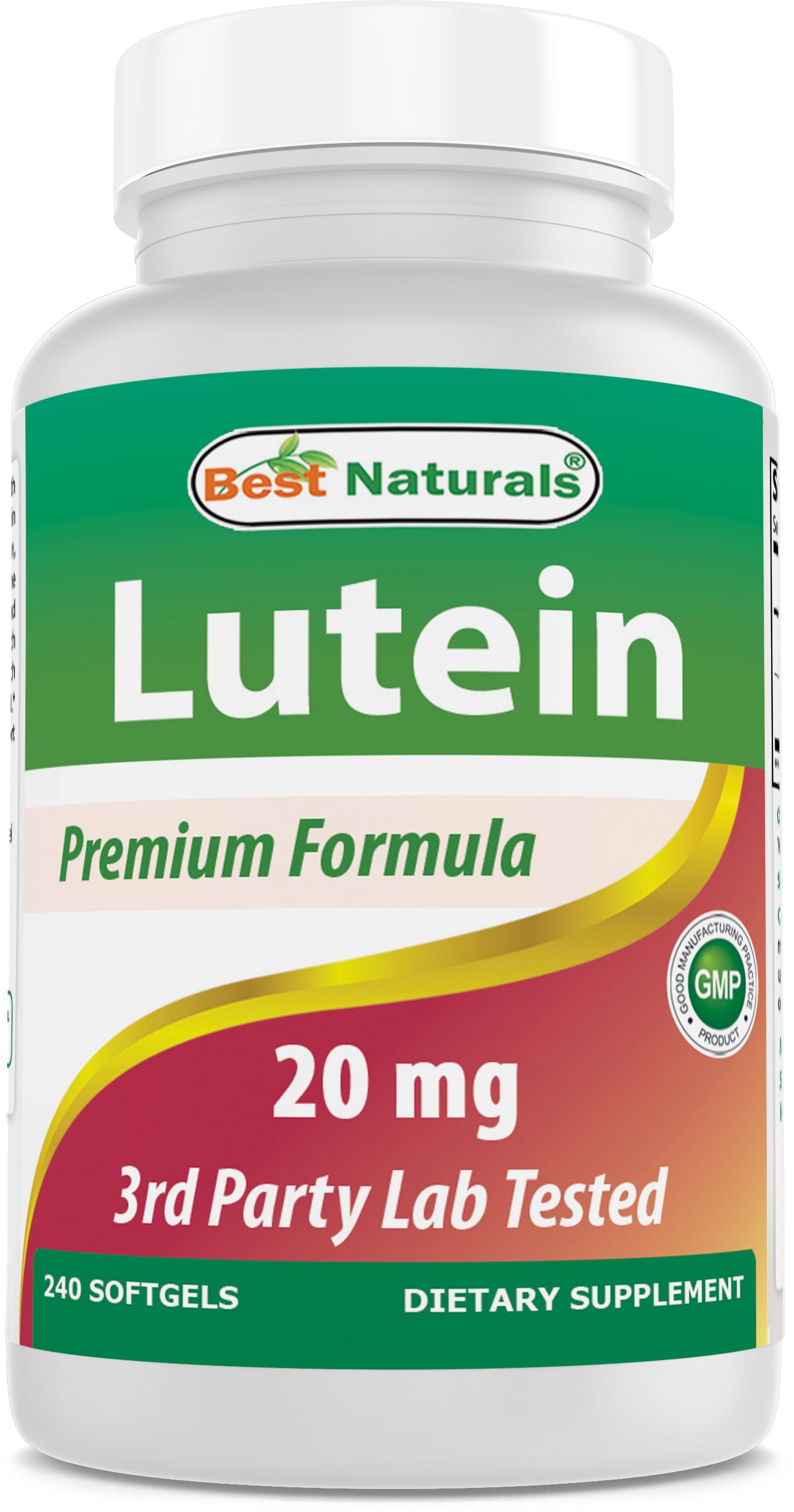 Best Naturals Lutein with Zeaxanthin 20 mg 240 Softgels