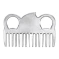 thumbnail image 4 of Peine Aleación de aluminio Horse Comb Mane Tail Pulling Comb Metal Horse Grooming Tool 6.5IN / 3.9IN Tomshoo Peine, 4 of 7