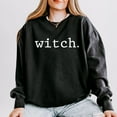 thumbnail image 2 of Witch Typewriter - Women's Lightweight Garment Dyed Sweatshirt, 2 of 7
