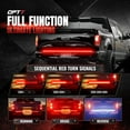 thumbnail image 2 of OPT7 48" Redline Parlux Triple Row LED Tailgate Light Bar Red Turn Signal Reverse Brake Running, 2 of 4