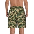 thumbnail image 3 of Naloa Camouflag Men's Beach Shorts, Surfing shorts, Swim trunks, Quick Dry Swim Trunks for Surfing Beach Fun - Large, 3 of 9
