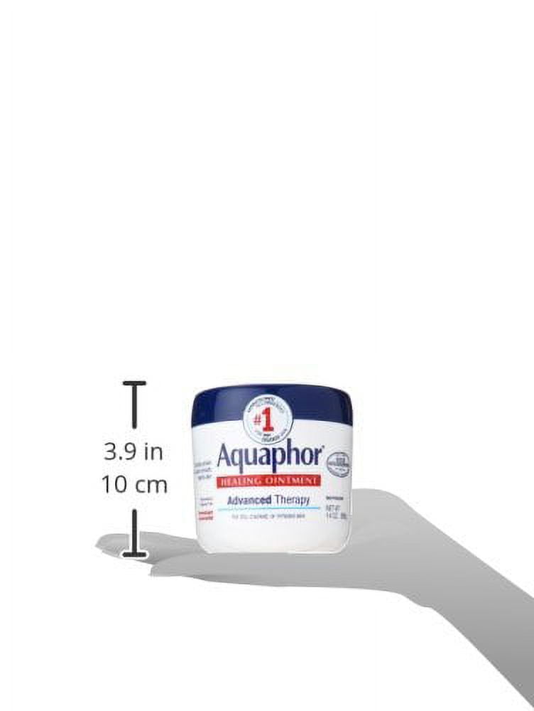 Aquaphor Healing Ointment, Dry, Cracked and Irritated Skin Protectant, 14 Oz (Pack of 2)