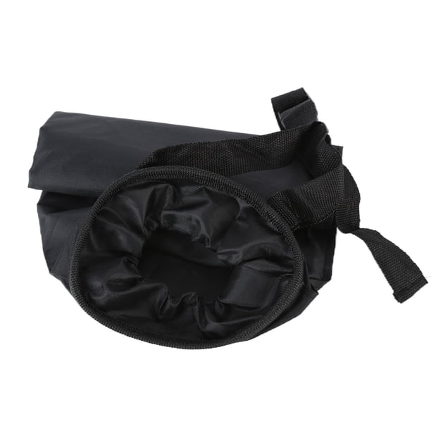 Bote De Basura Para Automóvil, Bolsa De Basura Para Automóvil Contenedor De Basura De Gran Capacidad Ligero Ahorre Espacio Multifuncional Lavable Para La Oficina Para El ANGGREK Negro