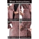 thumbnail image 5 of Vestido PRETTYGARDEN Envolvente Maxi Cuello en V Manga Corta Floral Talla L, 5 of 6