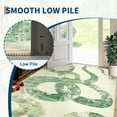 thumbnail image 6 of HOMERRY Kitchen Runner Rug 2' x 6' Washable Abstract Geometric Hallway Runner Carpet, Green, 6 of 6
