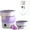 Purple, variant on Daretodo Portable Washing Machine, 13L High-Capacity for Underwear, Baby Clothes and Socks