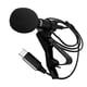 thumbnail image 3 of Mini Lavalier Microphone for Phone Recording with Clip Black Wired Mic, 3 of 5
