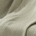thumbnail image 3 of Nyx Queen Size Ultra Soft Cotton Thermal Blanket, Textured Feel, Beige - Saltoro Sherpi, 3 of 5