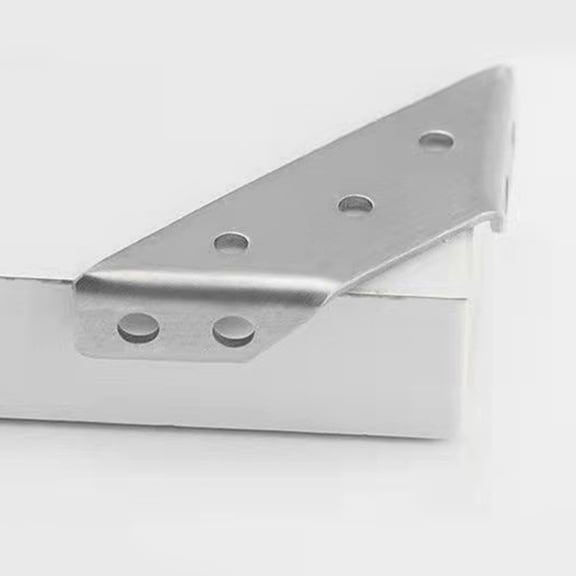 10 Sets Braces Brackets Stainless Steel Angle Code Connecting Parts