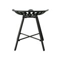 thumbnail image 4 of Contemporary Home Living Solid Tractor Seat Stool - 18" - Black, 4 of 8