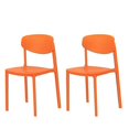 thumbnail image 1 of 1/6 Accessories Bjd Ob11 Miniature Furniture Mini Model Dining Chair Orange, 1 of 5