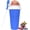 Blue, variant on Slushie Maker Cup, Quick Frozen Magic Cups for Homemade Milk Shake Ice Cream Maker, Double Layer Squeeze Slushy Maker Cup, Birthday Gifts for Mother Father,Kids,Friends,Family(Blue, 350ML)