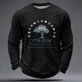 thumbnail image 2 of 250 Years American Flag 250th Anniversary USA Long Sleeve T-Shirt for Men, 2 of 4