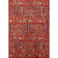 thumbnail image 1 of Ahgly Company Machine Washable Indoor Rectangle Industrial Modern Red Area Rugs, 7' x 10', 1 of 1