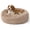 Camel, variant on U By Bedsure SupportMax™ Calming Dog Bed 36" Donut Washable Pet Bed for Large Dogs, Anti-Slip Removable Cover, Plush Faux Fur, Up to 80 lbs