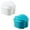 White, variant on 2 Pack Colors Denture Bath Case Denture Box Holder Storage Soak Container with Strainer Basket, for Travel Cleaning