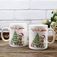 thumbnail image 3 of Merry Christmas and Happy New Year Santa Devon Rex Holiday Xmas Winter Mug Cat Lover Kitten Owner Gifts Coffee Tea Cup - 00024, 3 of 4