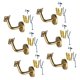 thumbnail image 5 of 6 soportes para barandilla de escalera, pasamanos fijos para escalera 6cmx6cm, 5 of 9