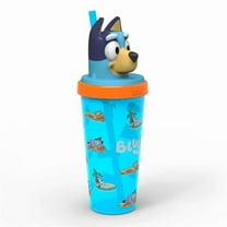 Bluey 874986 18 oz Bluey Super Sipper Tumbler, Blue & Red