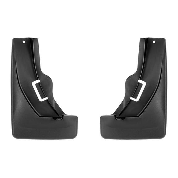 WeatherTech Custom No Drill Splash Guard MudFlaps compatible with 2022-2025 Nissan Pathfinder, Rear Pair - Black