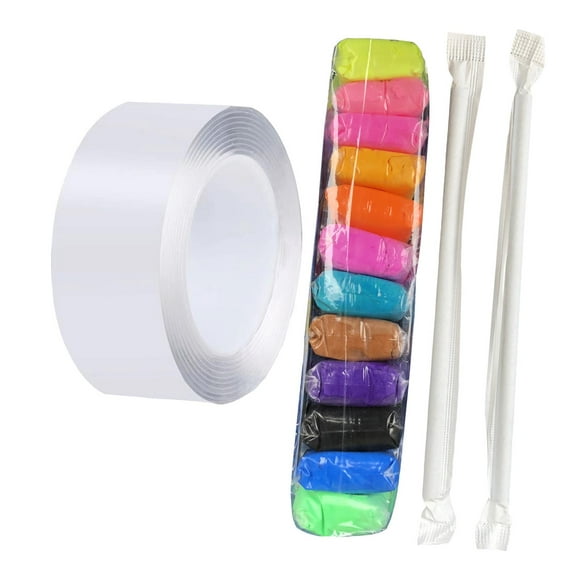 Cintas para manualidades,cinta nano de doble cara para trabajo pesado removible,Cinta adhesiva nano Fijación sin Decoración para el hogar,Suministros para manualidades DIY 2 mm 100 cm Sunnimix Cintas para manualidades