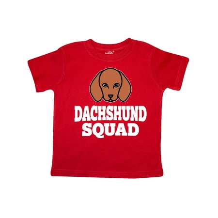 

Inktastic Dog Dachshund Squad Gift Toddler Boy or Toddler Girl T-Shirt
