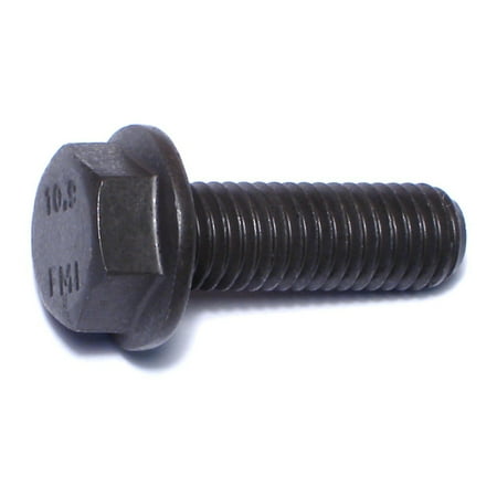 

10mm-1.5 x 30mm Black Phosphate Class 10.9 Steel Coarse Thread Hex Washer Head Flange Bolts