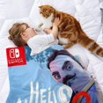 thumbnail image 2 of Hello Neighbor - Hola Vecino anti-pilling, suave, ligera, esponjosa y acogedora de lujo para hogar y cocina – Perfecta para niños y adultos, 100 x 150 cm, 2 of 6