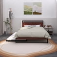 thumbnail image 2 of Queen Size Metal Platform Bed Frame with Trundle, USB Ports and Slat Support ,No Box Spring Needed Black, 2 of 13