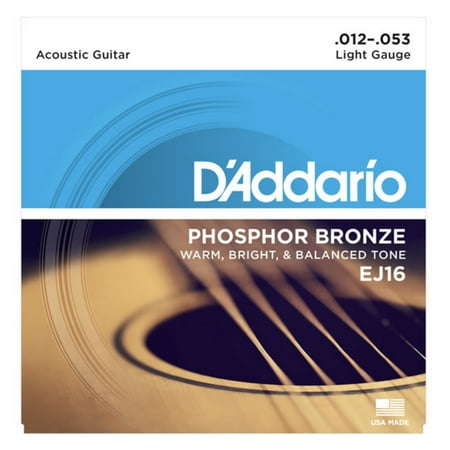 String, D'Add Acous Gtr PhosBrz Lite