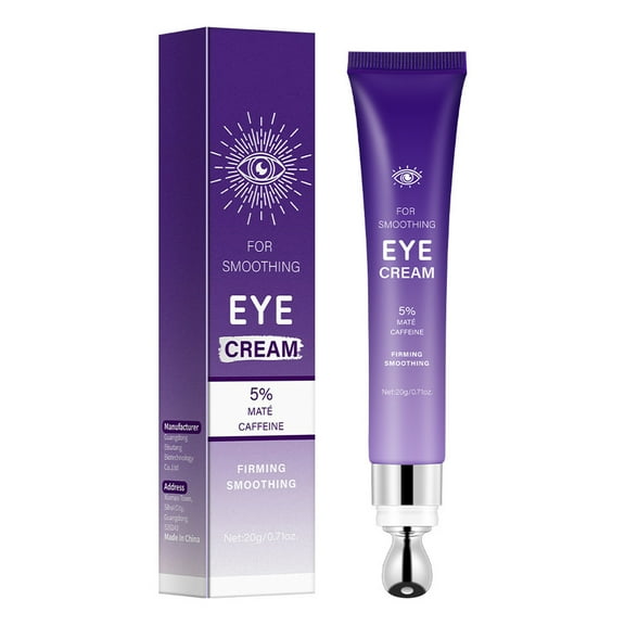 Caffeine Eye Stick Cream Anti Aging, 5% Mate Caffeine Dark Circle Under Eye Cream with Roller, Eyes Bags Treatment for Men Women, Undereye Dark Circles Puffy Eye Bag Remover for Tightening Wrinkle