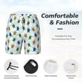 thumbnail image 6 of Picia Cute Turtle pattern Mens Swim Trunks with Compression Liner Stretch Beach Shorts Quick Dry with Zipper Pockets No-Chafing Board Shorts-Large, 6 of 9