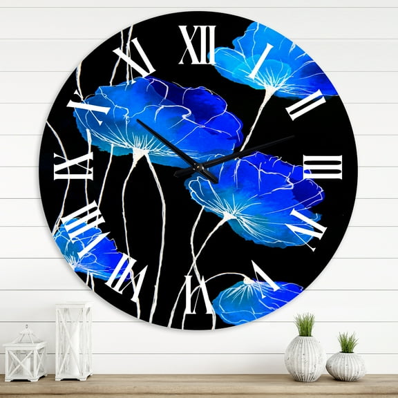 Designart 1 in Quartz Traditional Wall Clock