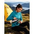 thumbnail image 6 of NELEUS Womens Hooded Athletic Jackets Workout Jacket Full Zip with Thumb Holes and Pockets,Light Green,US Size M, 6 of 11