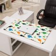 thumbnail image 3 of Long Mouse Pads for Desk,Beige Cartoon Dinosaurs Palms Pattern Desk Mats on Top Of Desks, Desk Mouse Pad Extra Large with 3mm Non-Slip Base and Stitched Edge for Gaming,Office,Work,Home 31.5"x15.7", 3 of 6